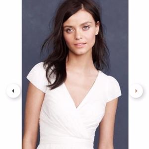 J CREW silk 'Miranda' wedding dress